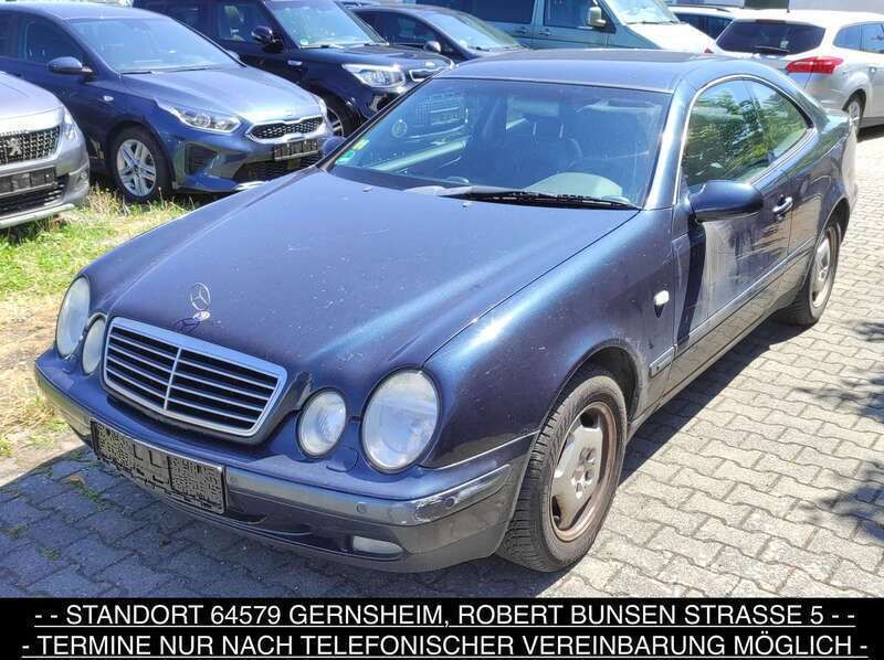 Blau Gebraucht 1999 Mercedes CLK200 Elegance Coupé | 1.599 € (Fairer Preis) - Bild 1/4
