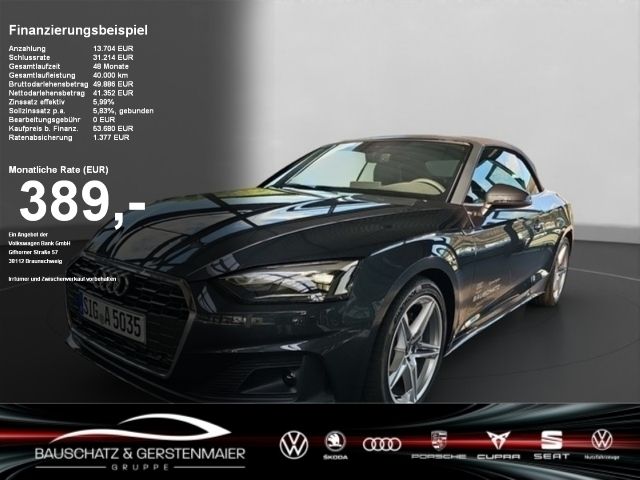 Grau Gebraucht 2024 Audi A5 Cabriolet Ambiente Cabrio | 46.980 € (Guter Preis) - Bild 1/4