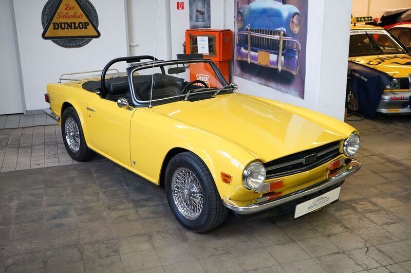 Gelb Gebraucht 1973 Triumph TR6 Cabrio | 27.330 € - Bild 1/4