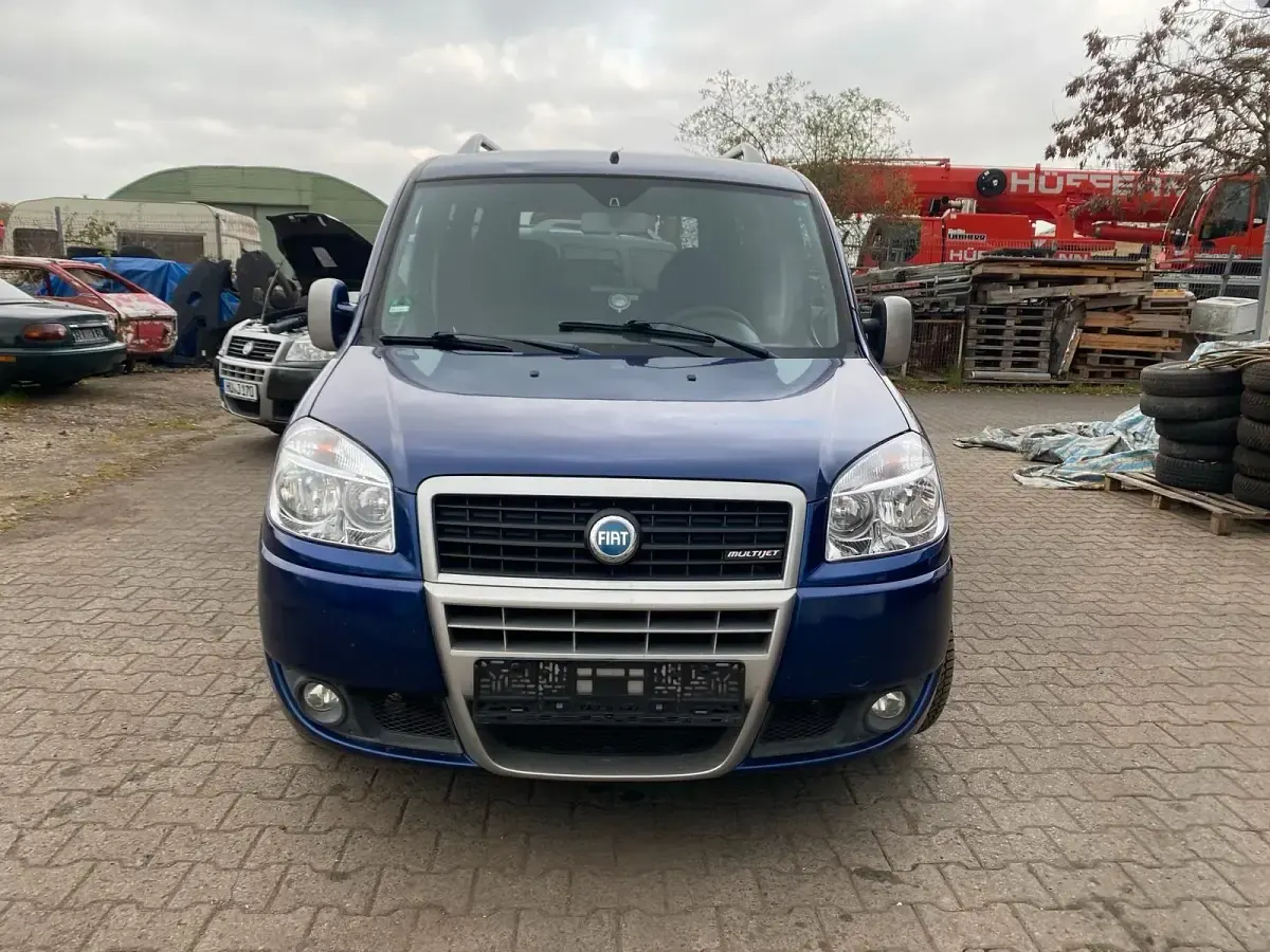 Gebraucht Fiat Doblò 84 PS (61 kW) 2007 Blau Van / Kleinbus
