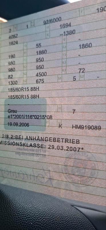 Gebraucht Opel Meriva 105 PS (77 kW) 2007 Silber Van / Kleinbus