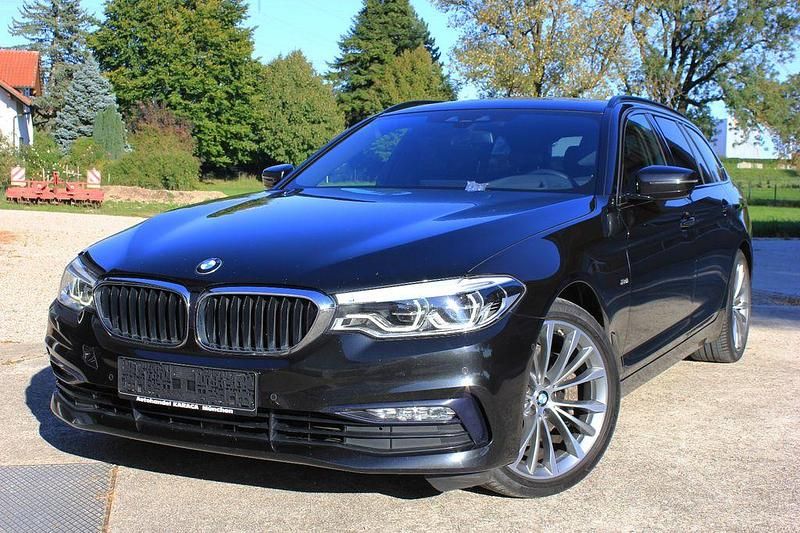 Schwarz Gebraucht 2018 BMW 530 Sport Line Kombi | 26.900 € (Guter Preis) - Bild 1/4