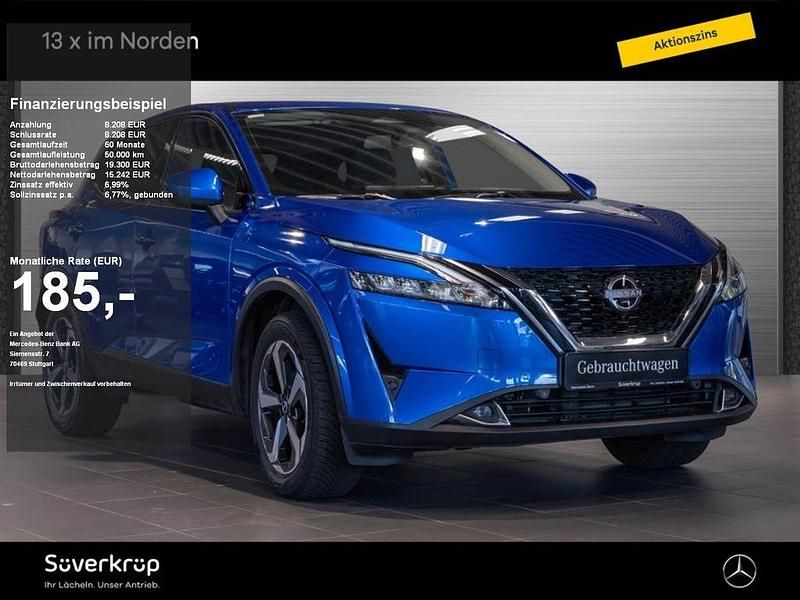 Magnetic blue (metallic) Gebraucht 2023 Nissan Qashqai N-Connecta SUV | 23.450 € (Fairer Preis) - Bild 1/4
