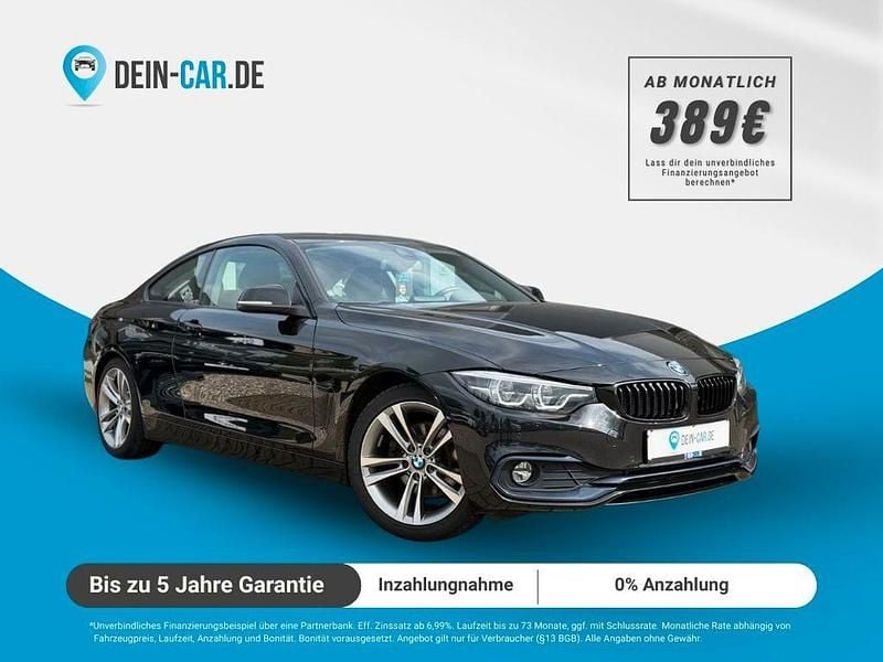 Schwarz Gebraucht 2020 BMW 420 Sport Line | 29.495 € (Superpreis) - Bild 1/4