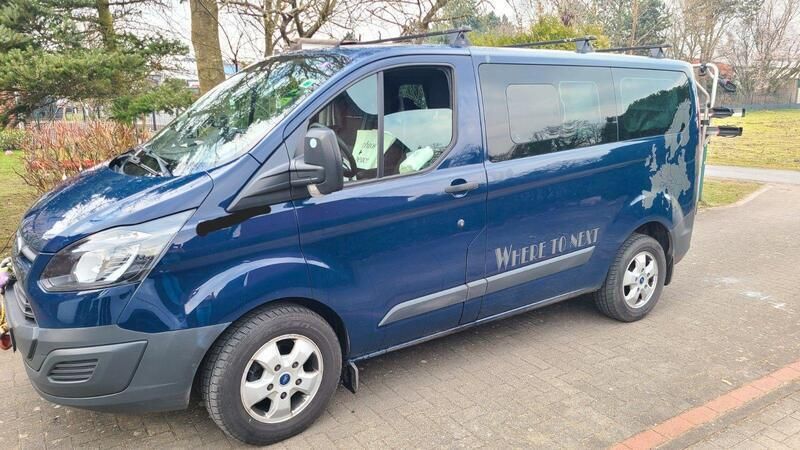 Blau Gebraucht 2015 Ford Transit Custom Van | 16.999 € - Bild 1/4