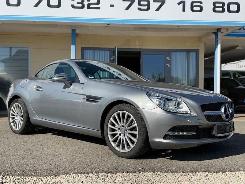 Silber Gebraucht 2014 Mercedes SLK200 Cabrio | 19.950 € (Fairer Preis) - Bild 1/4