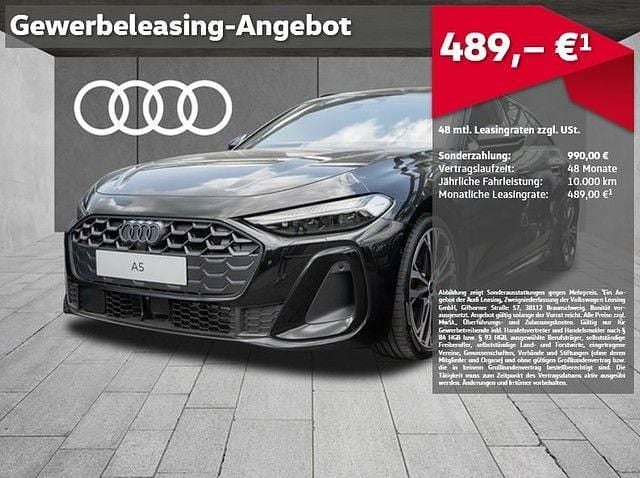 Mythosschwarz metallic Neu 2025 Audi A5 S-Line Coupé | 69.990 € (Guter Preis) - Bild 1/4