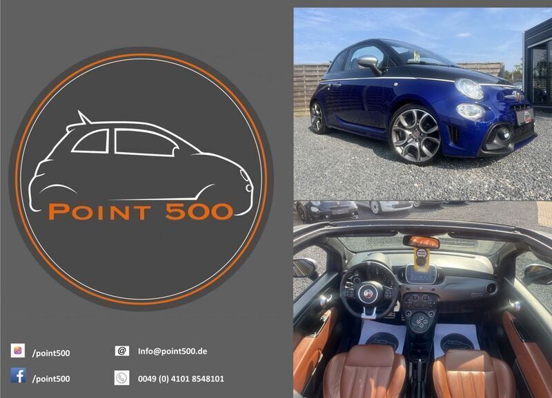 Blau Gebraucht 2016 Abarth 595C Turismo Cabrio | 17.980 € (Fairer Preis) - Bild 1/4