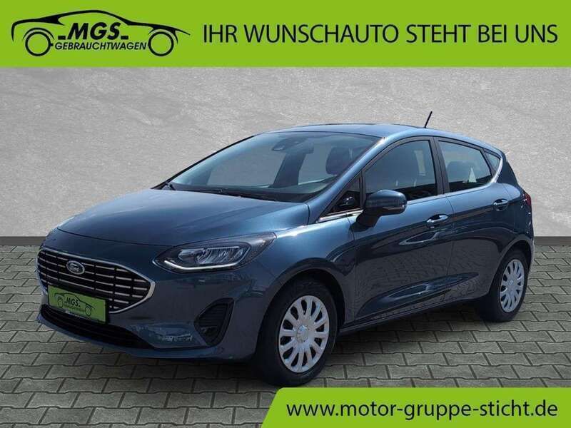 Chrome blue Gebraucht 2023 Ford Fiesta Titanium Kleinwagen | 18.470 € (Fairer Preis) - Bild 1/4
