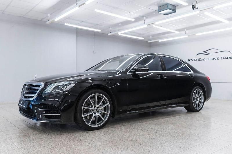 Schwarz Gebraucht 2019 Mercedes S560 Limousine | 53.999 € - Bild 1/4