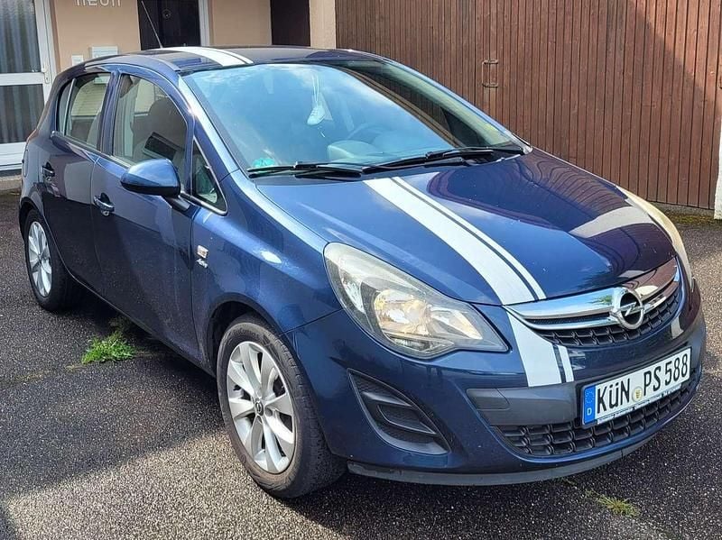Blau Gebraucht 2013 Opel Corsa Limousine | 3.900 € (Guter Preis) - Bild 1/4