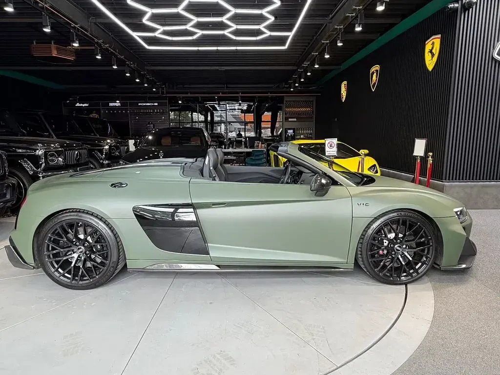 Gebraucht Audi R8 Spyder Sport 570 PS (419 kW) 2019 Grün Cabrio