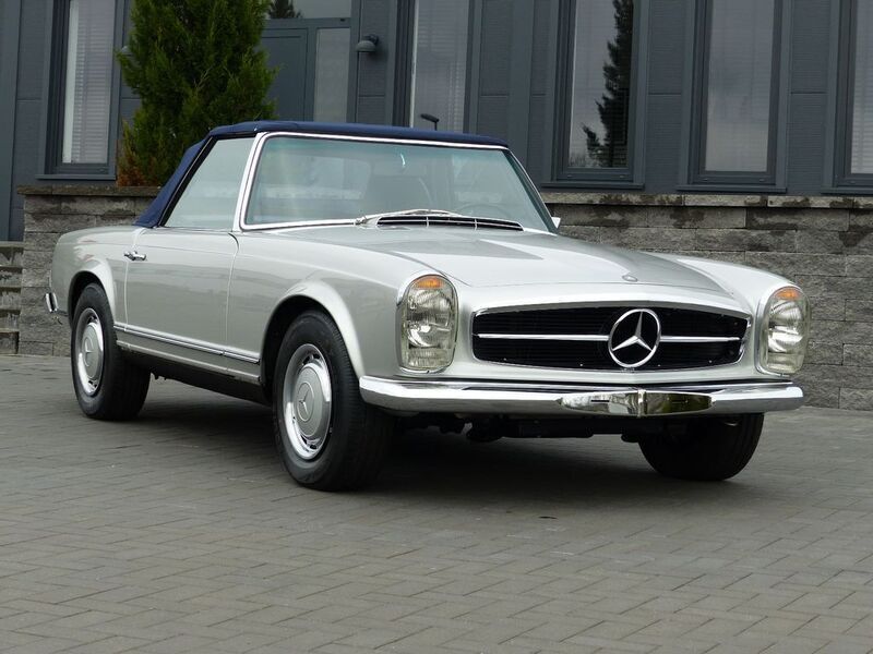 180 silbermet. Gebraucht 1970 Mercedes SL280 Cabrio | 115.000 € - Bild 1/4