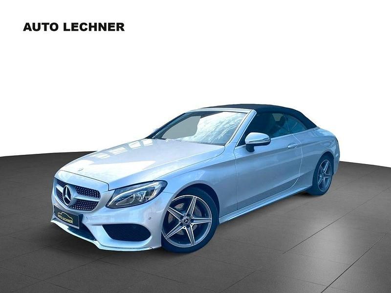 Silber Gebraucht 2018 Mercedes C200 Cabrio | 28.780 € (Fairer Preis) - Bild 1/4