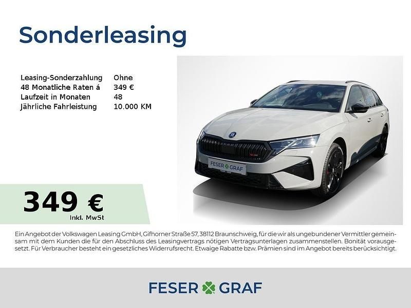 Grau (graphitegrau) Neu 2025 Skoda Octavia RS Kombi | 46.240 € (Etwas zu teuer) - Bild 1/4