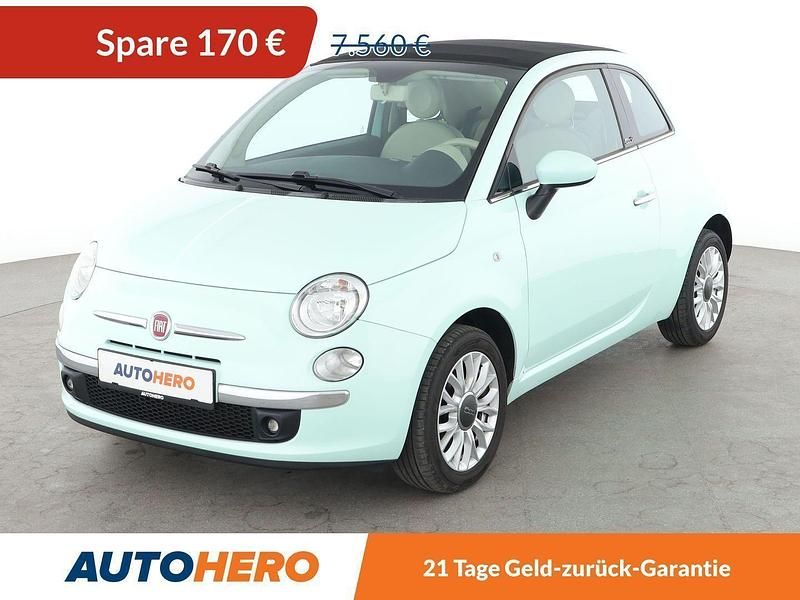 Grün Gebraucht 2014 Fiat 500C Lounge Cabrio | 7.390 € (Fairer Preis) - Bild 1/3
