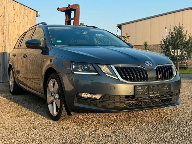 Quarzgrau metallic Gebraucht 2019 Skoda Octavia Clever Kombi | 9.300 € (Teuer) - Bild 1/4