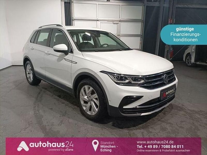 Weiß Gebraucht 2021 VW Tiguan Elegance SUV | 22.970 € (Guter Preis) - Bild 1/4