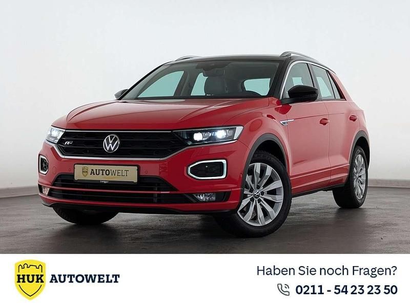 Rot Gebraucht 2021 VW T-Roc Sportline SUV | 24.360 € (Fairer Preis) - Bild 1/3