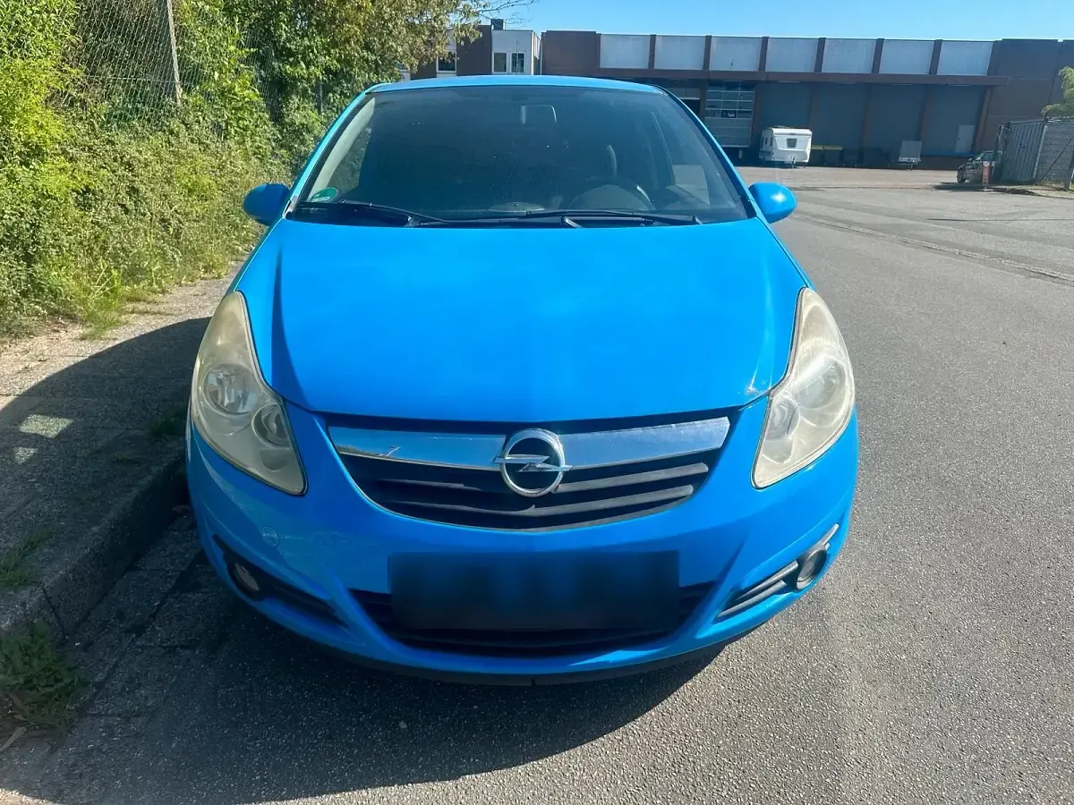 Gebraucht Opel Corsa 80 PS (58 kW) 2007 Blau Kleinwagen