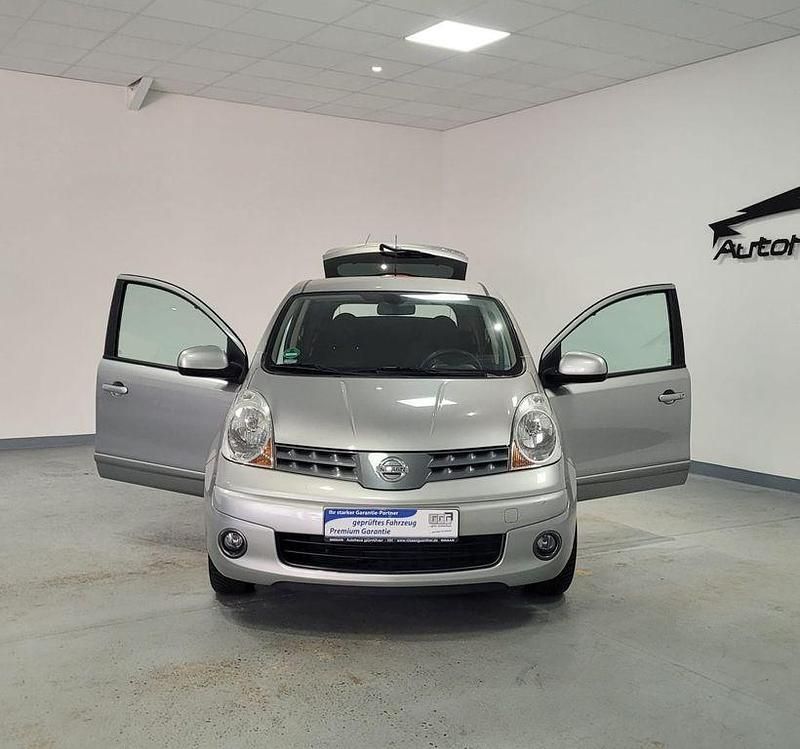 Gebraucht Nissan Note Acenta 88 PS (64 kW) 2008 Silber Kleinwagen