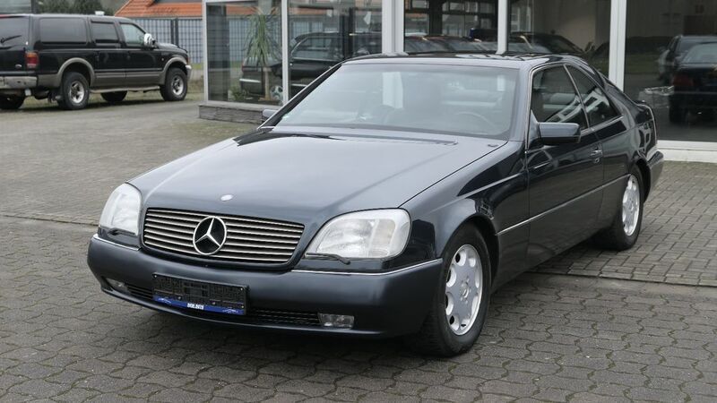 Blau Gebraucht 1996 Mercedes S500 Limousine | 19.900 € (Guter Preis) - Bild 1/4