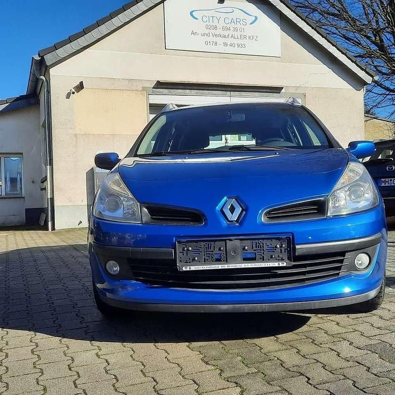 Gebraucht Renault Clio GrandTour Authentique 75 PS (55 kW) 2009 Blau Kombi