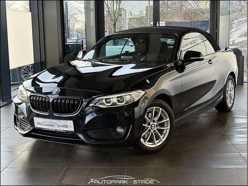 Second-hand BMW 218 Advantage 150 CP (110 kW) 2017 Negru Cabrio