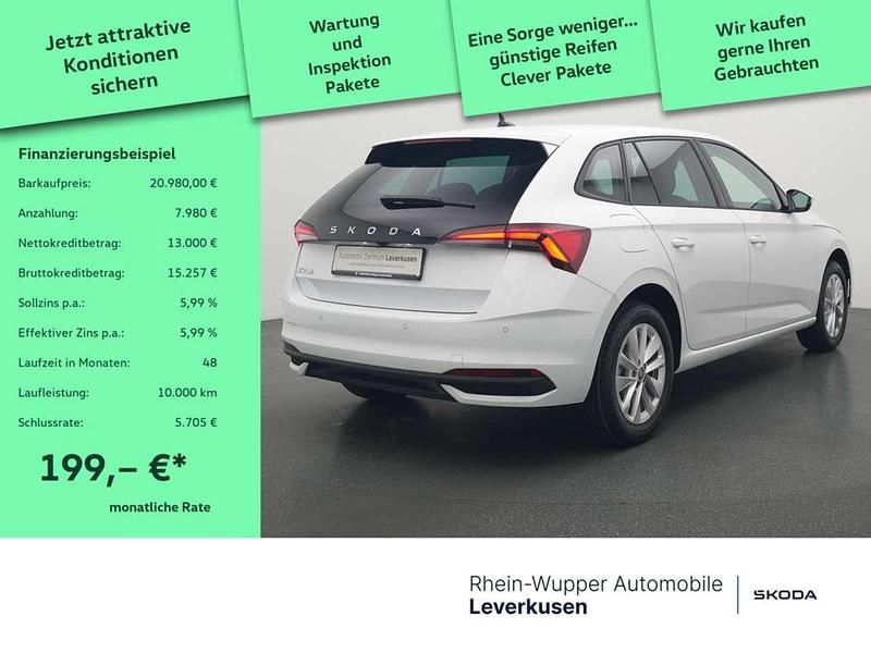 Gebraucht Skoda Scala Selection 116 PS (85 kW) 2025 Weiß Kleinwagen