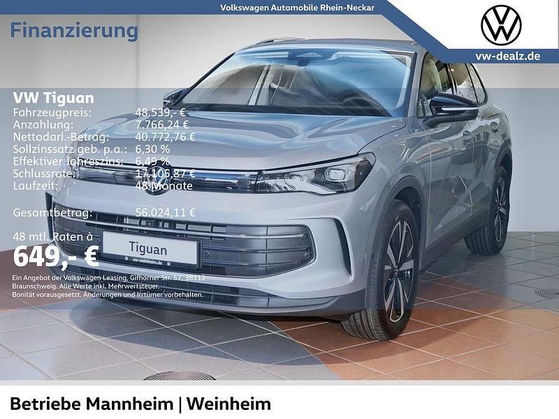Neu VW Tiguan 150 PS (110 kW) 2025 Silber SUV
