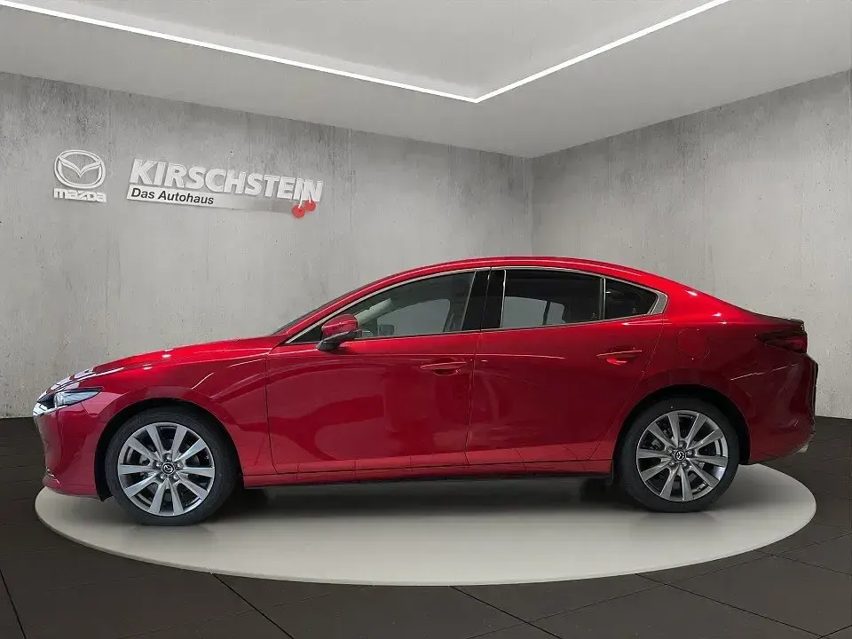 Neu Mazda 3 Exclusive-Line 140 PS (102 kW) 2025 Rot Limousine
