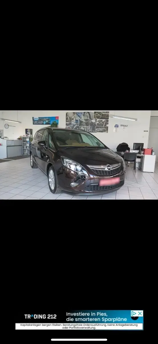 Gebraucht Opel Zafira Tourer 136 PS (100 kW) 2016 Braun Van / Kleinbus