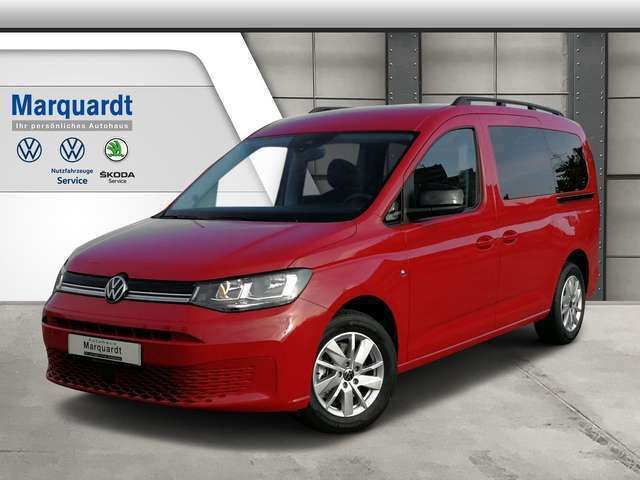 Rot Gebraucht 2022 VW Caddy Maxi Life Van / Kleinbus | 33.990 € (Etwas zu teuer) - Bild 1/4