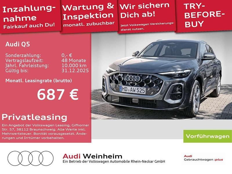 Daytonagrau perleffekt Gebraucht 2025 Audi Q5 Ambiente SUV | 59.999 € (Superpreis) - Bild 1/3