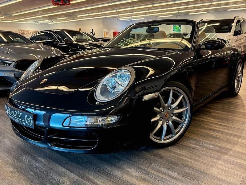 Schwarz Gebraucht 2007 Porsche 997 Cabrio | 47.800 € (Guter Preis) - Bild 1/4