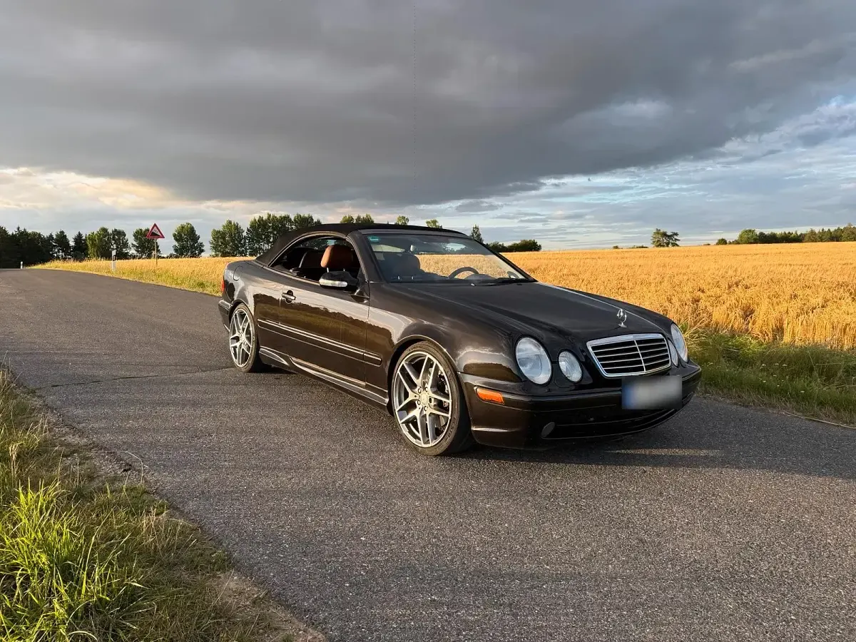 Gebraucht Mercedes CLK430 AMG 279 PS (205 kW) 2000 Schwarz Cabrio