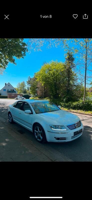 Weiß Gebraucht 2009 VW Phaeton Individual Limousine | 3.599 € (Superpreis) - Bild 1/4
