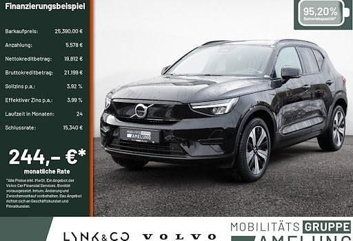 Gebraucht Volvo EX40 Core 175 kW (238 PS) 2022 Schwarz SUV