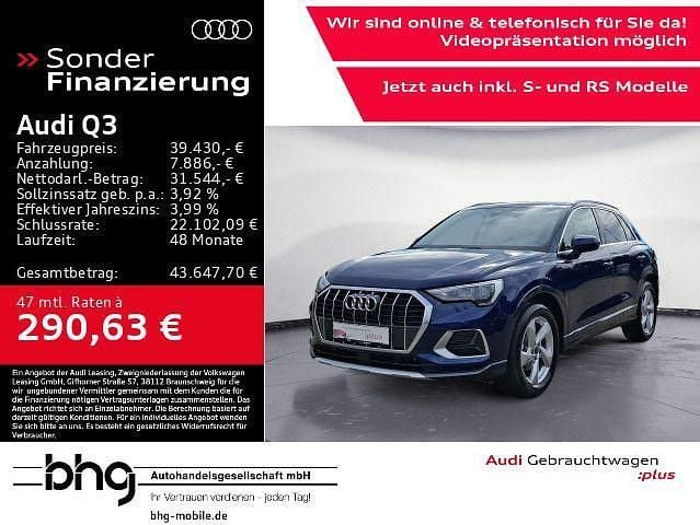 Blau Gebraucht 2025 Audi Q3 Advanced SUV | 39.430 € (Fairer Preis) - Bild 1/4