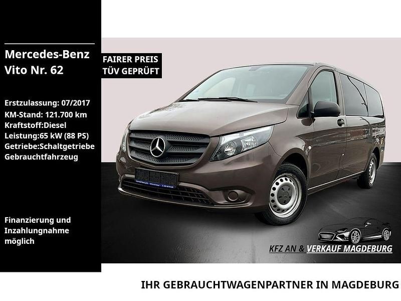 Braun Gebraucht 2017 Mercedes Vito Van / Kleinbus | 19.990 € - Bild 1/4