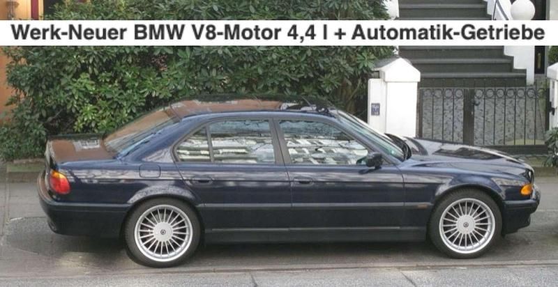 Blau Gebraucht 1999 BMW 740 Limousine | 25.800 € - Bild 1/4