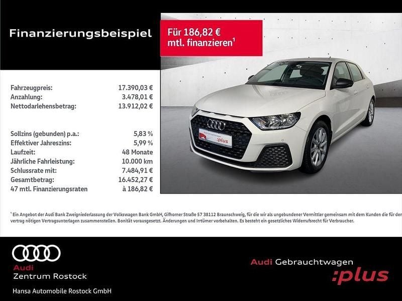 Gebraucht Audi A1 Sportback 95 PS (69 kW) 2022 Cortinaweiß Kleinwagen