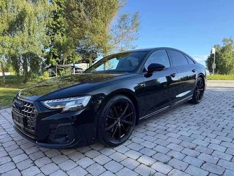 Mythosschwarz metallic Neu 2025 Audi A8 S-Line Limousine | 89.990 € (Superpreis) - Bild 1/4