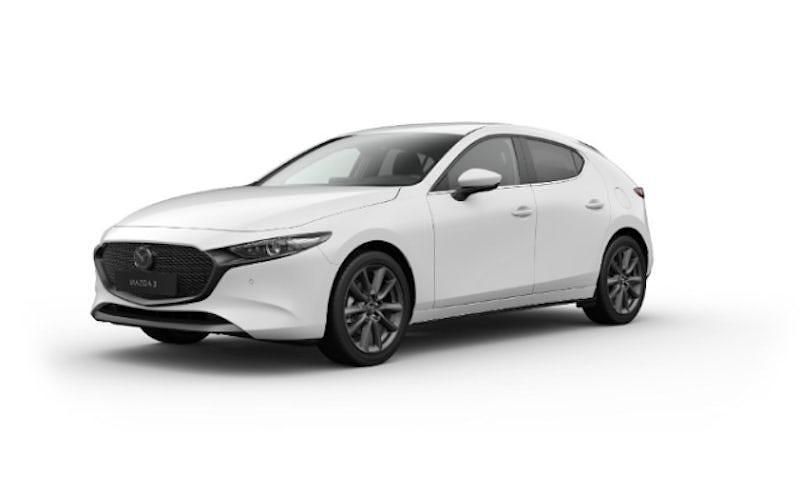 Weiß Neu 2025 Mazda 3 Exclusive-Line Limousine | 28.990 € - Bild 1/1