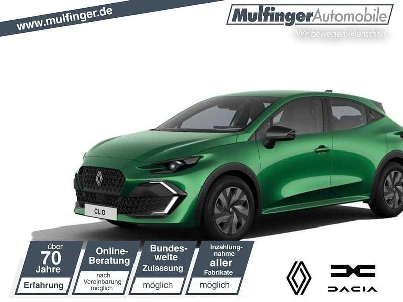 Ny Renault Clio V Evolution 158 HK (116 kW) 2026 Grøn Sedan