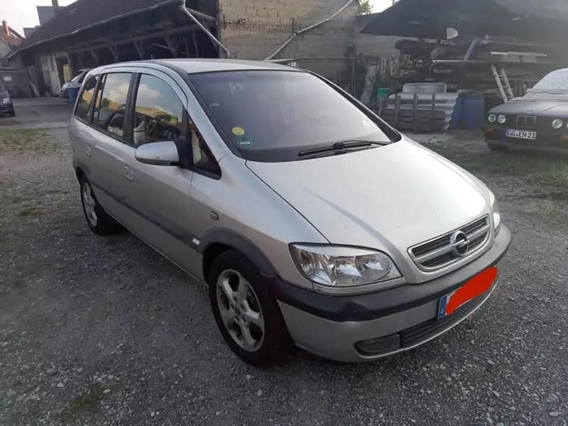 Silber Gebraucht 2004 Opel Zafira Elegance Van / Kleinbus | 2.900 € (Fairer Preis) - Bild 1/4
