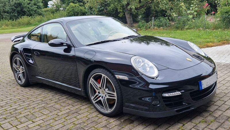 Schwarz Gebraucht 2008 Porsche 997 Turbo Coupé | 89.900 € (Superpreis) - Bild 1/4