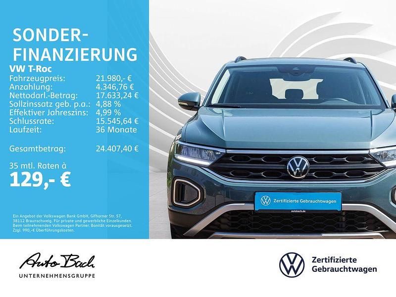 Gebraucht VW T-Roc Life 116 PS (85 kW) 2024 Petroleum blue metallic SUV