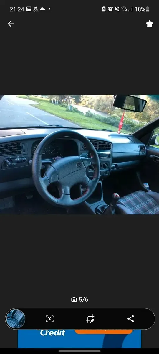 Gebraucht VW Golf Cabriolet 75 PS (55 kW) 1995 Blau Cabrio