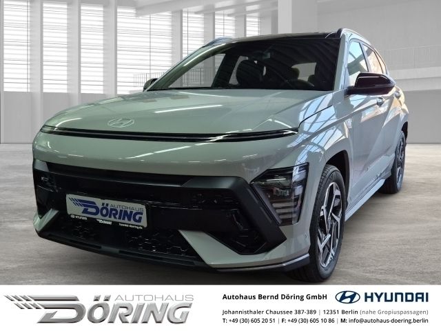 Grau Neu 2024 Hyundai Kona N Line SUV | 39.480 € - Bild 1/4